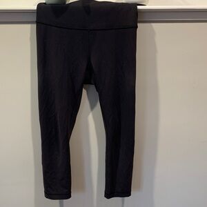 Lululemon Crop High waist Black Leggings